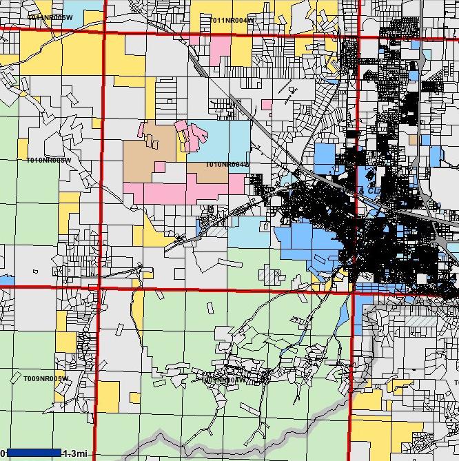 Excerpt of map for Helena, MT